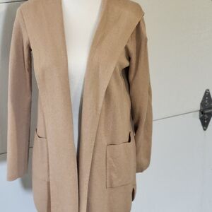 Tahari hooded cardigan
